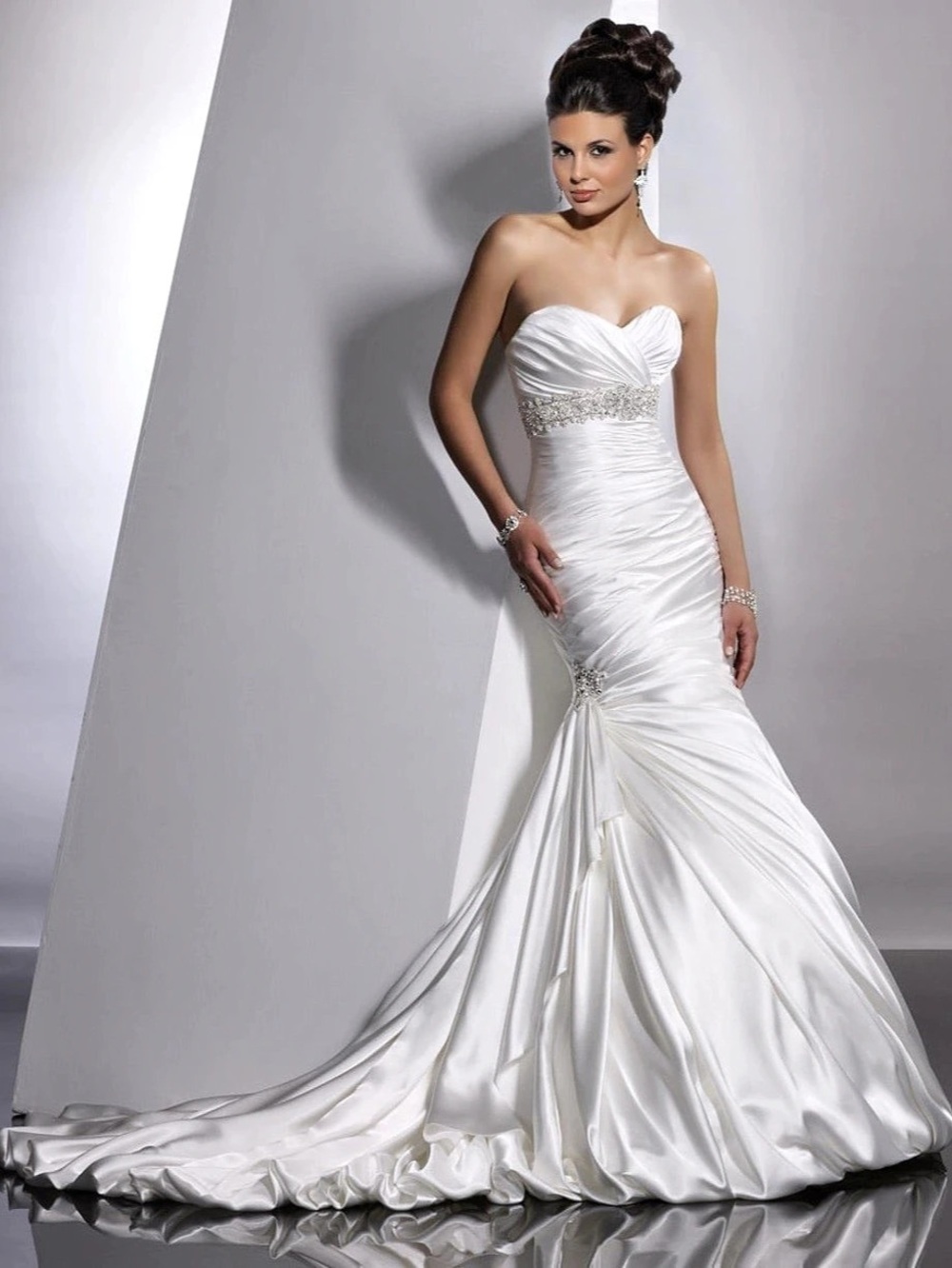 Maggie Sottero Ivory Mermaid Wedding Gown Size 8 NWT